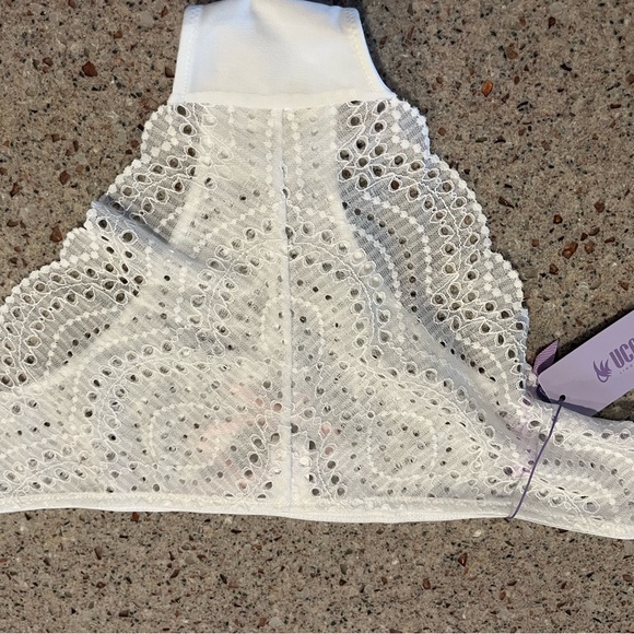 UCA NWT never tried on 3 pair white lace bikini size  Large - Picture 4 of 8